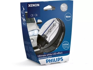 Autožárovka Xenon WhiteVision D3S Philips 42403WHV2S1, Xenon WhiteVision gen2 1ks v balení