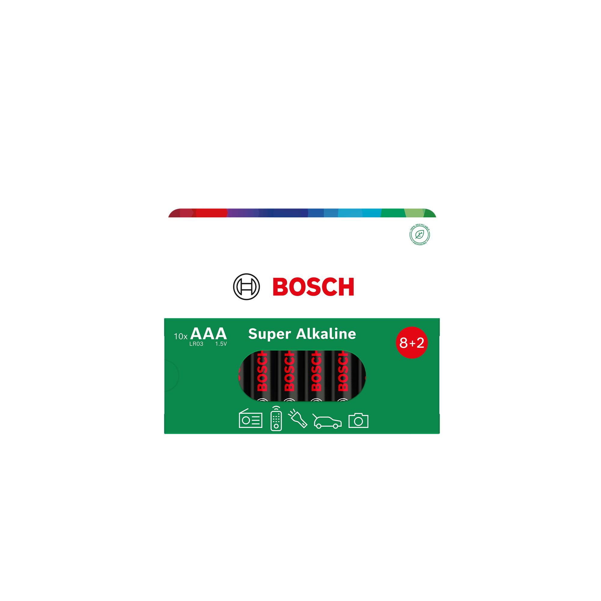 Baterie Bosch LR03SA10B/00 Super Alkaline AAA 10 ks