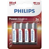 Baterie Philips LR6P4B/05 Power Alkalická AA 4ks